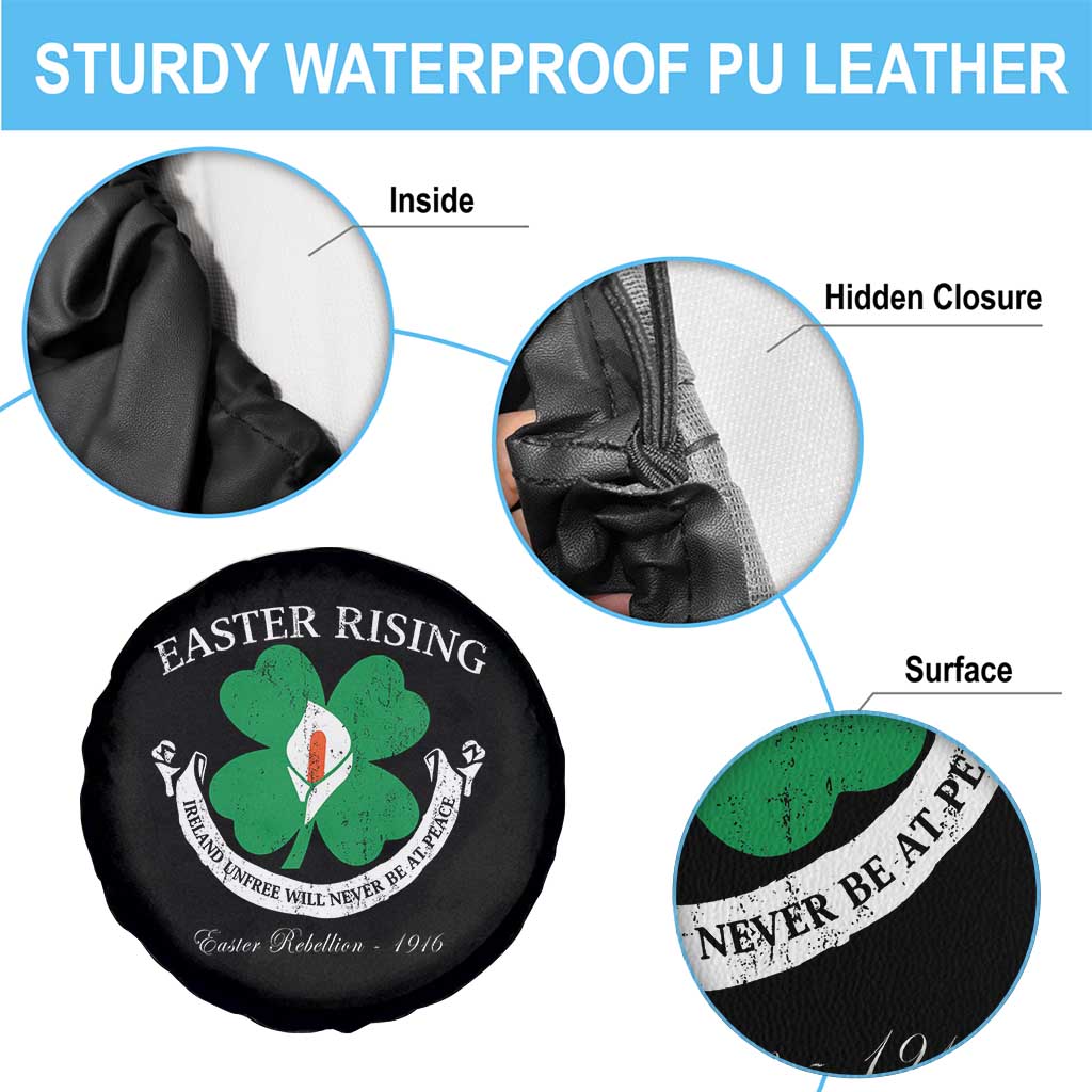 Easter Rising Spare Tire Cover Ireland Unfree Will Never Be At Peace 1916 Irish Rebellions