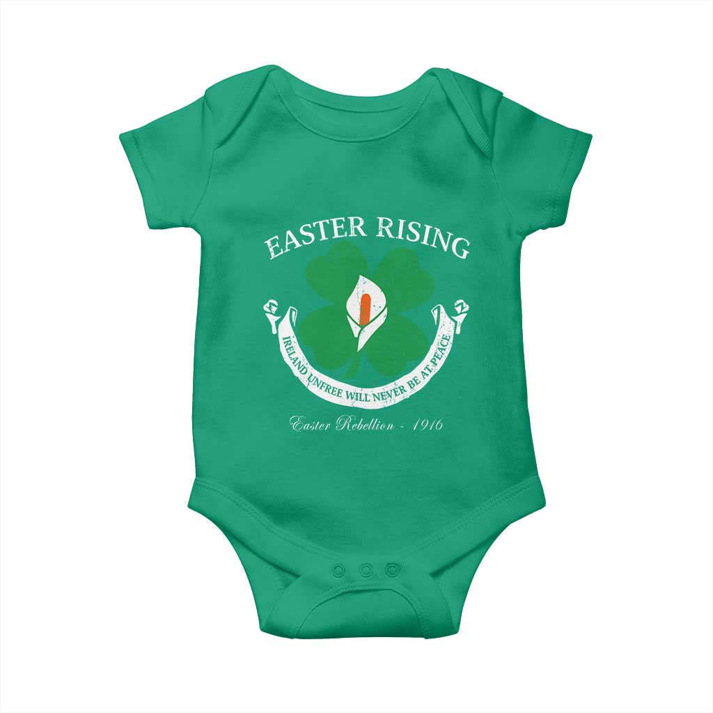 Easter Rising Baby Onesie Ireland Unfree Will Never Be At Peace 1916 Irish Rebellions