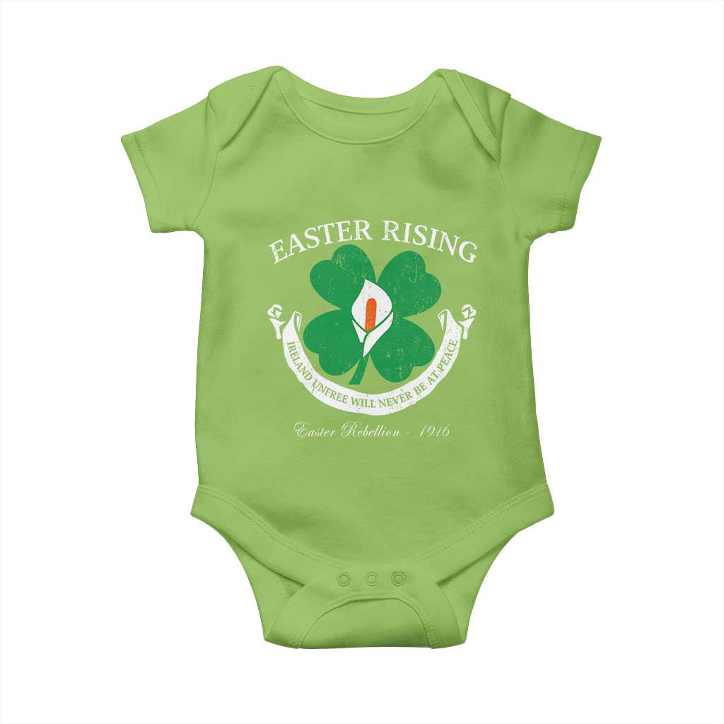 Easter Rising Baby Onesie Ireland Unfree Will Never Be At Peace 1916 Irish Rebellions