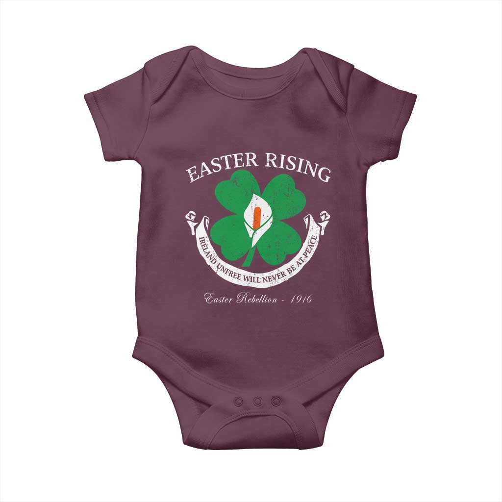 Easter Rising Baby Onesie Ireland Unfree Will Never Be At Peace 1916 Irish Rebellions