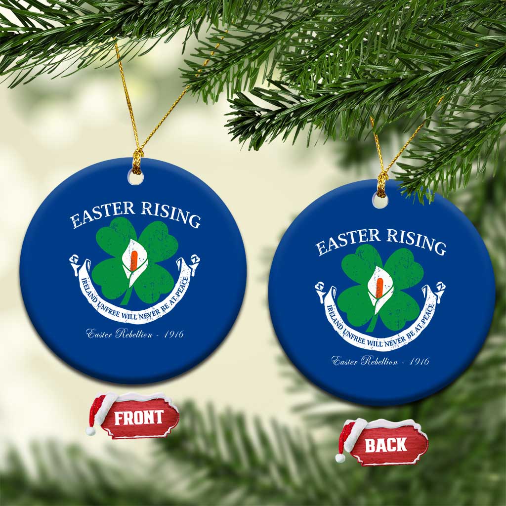 Easter Rising Ceramic Ornament Ireland Unfree Will Never Be At Peace 1916 Irish Rebellions