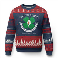 Easter Rising Ugly Christmas Sweater Ireland Unfree Will Never Be At Peace 1916 Irish Rebellions