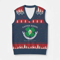 Easter Rising V-Neck Knit Sweater Vest Ireland Unfree Will Never Be At Peace 1916 Irish Rebellions
