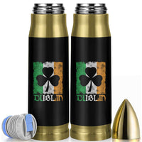 Dublin Ireland St Patricks Day Bullet Tumbler Distressed Shamrock Vintage Irish Flag