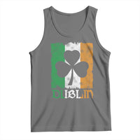 Dublin Ireland St Patricks Day Tank Top Distressed Shamrock Vintage Irish Flag