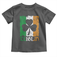 Dublin Ireland St Patricks Day Toddler T Shirt Distressed Shamrock Vintage Irish Flag