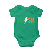 Funny Irish Rocker St Patricks Day Lightning Bolt Rock Music Lover Baby Onesie