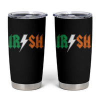 Funny Irish Rocker St Patricks Day Lightning Bolt Rock Music Lover Tumbler Cup