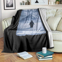 We Saw Him Heading Straight Towards The Mountain But Why Nihilist Penguin Throw Blanket