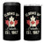 Elbows Up Canada EST 1867 4 in 1 Can Cooler Tumbler True North Strong and Free Proud Canadian Maple Leaf