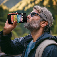 Hands Off 4 in 1 Can Cooler Tumbler Social Security And Medicare Protest Colorful Books