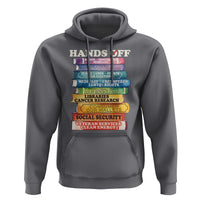 Hands Off Hoodie Social Security And Medicare Protest Colorful Books