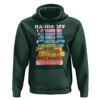 Hands Off Hoodie Social Security And Medicare Protest Colorful Books