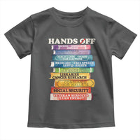 Hands Off Toddler T Shirt Social Security And Medicare Protest Colorful Books