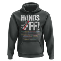 Hands Off Hoodie Social Security And Medicare Protest Vintage Hand Print