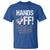 Hands Off T Shirt Social Security And Medicare Protest Vintage Hand Print