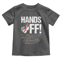 Hands Off Toddler T Shirt Social Security And Medicare Protest Vintage Hand Print