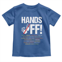 Hands Off Toddler T Shirt Social Security And Medicare Protest Vintage Hand Print