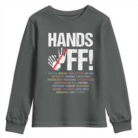 Hands Off Youth Sweatshirt Social Security And Medicare Protest Vintage Hand Print