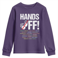 Hands Off Youth Sweatshirt Social Security And Medicare Protest Vintage Hand Print