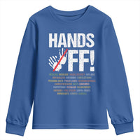 Hands Off Youth Sweatshirt Social Security And Medicare Protest Vintage Hand Print
