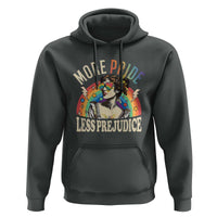More Pride Less Prejudice Hoodie Pride Month LGBTQ Rainbow