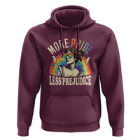 More Pride Less Prejudice Hoodie Pride Month LGBTQ Rainbow