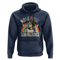 More Pride Less Prejudice Hoodie Pride Month LGBTQ Rainbow
