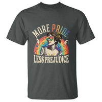 More Pride Less Prejudice T Shirt Pride Month LGBTQ Rainbow