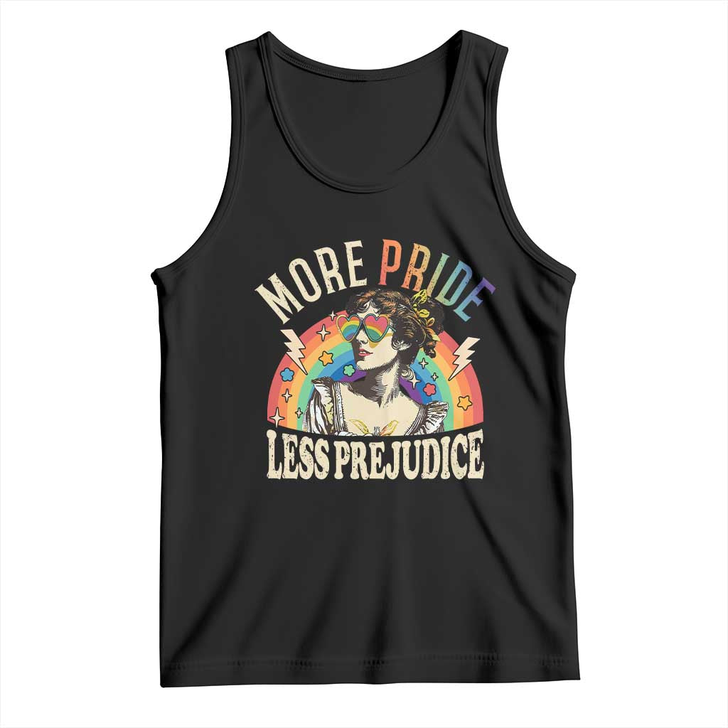 More Pride Less Prejudice Tank Top Pride Month LGBTQ Rainbow