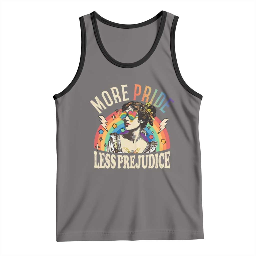 More Pride Less Prejudice Tank Top Pride Month LGBTQ Rainbow
