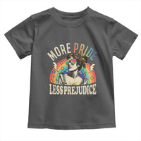 More Pride Less Prejudice Toddler T Shirt Pride Month LGBTQ Rainbow