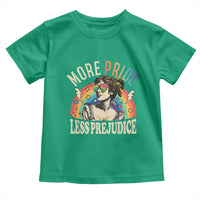More Pride Less Prejudice Toddler T Shirt Pride Month LGBTQ Rainbow