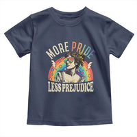 More Pride Less Prejudice Toddler T Shirt Pride Month LGBTQ Rainbow