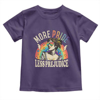 More Pride Less Prejudice Toddler T Shirt Pride Month LGBTQ Rainbow