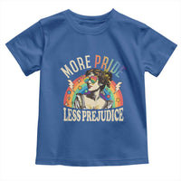More Pride Less Prejudice Toddler T Shirt Pride Month LGBTQ Rainbow