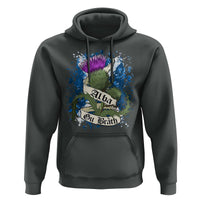 Alba Gu Brath Hoodie Vintage Thistle Flower Scottish Scotland Flag Saltire