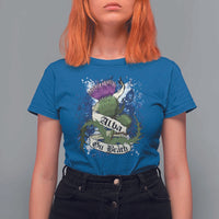 Alba Gu Brath T Shirt For Women Vintage Thistle Flower Scottish Scotland Flag Saltire