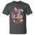 Funny Easter Day Cat Bunny Ears Egg Basket T Shirt