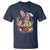 Funny Easter Day Cat Bunny Ears Egg Basket T Shirt