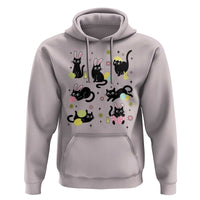 Funny Black Cat With Bunny Eggs Easter Day Hoodie
