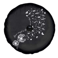 Military Child Month Spare Tire Cover Brave Enough To Bloom Wherever We Land Dandelion Flowers