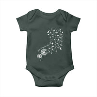 Military Child Month Baby Onesie Brave Enough To Bloom Wherever We Land Dandelion Flowers