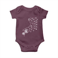 Military Child Month Baby Onesie Brave Enough To Bloom Wherever We Land Dandelion Flowers