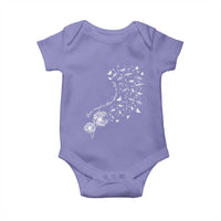Military Child Month Baby Onesie Brave Enough To Bloom Wherever We Land Dandelion Flowers