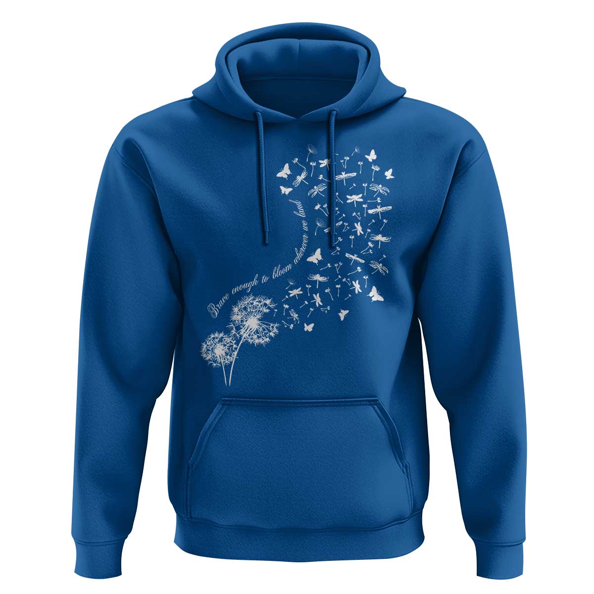 Military Child Month Hoodie Brave Enough To Bloom Wherever We Land Dandelion Flowers