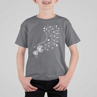 Military Child Month T Shirt For Kid Brave Enough To Bloom Wherever We Land Dandelion Flowers
