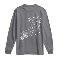 Military Child Month Long Sleeve Shirt Brave Enough To Bloom Wherever We Land Dandelion Flowers