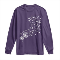 Military Child Month Long Sleeve Shirt Brave Enough To Bloom Wherever We Land Dandelion Flowers