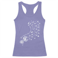 Military Child Month Racerback Tank Top Brave Enough To Bloom Wherever We Land Dandelion Flowers